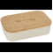 Boîte à lunch en fibre de bambou avec couvercle pour planche à découper