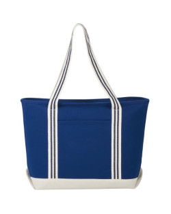 Fourre-tout bateau zippé en coton Atlantic Stripe 20oz