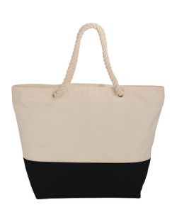 Fourre-tout zippé en corde en toile de coton 12oz