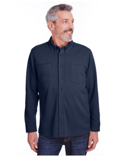 Chemise-veston pour homme en molleton piqué StainBlocMC