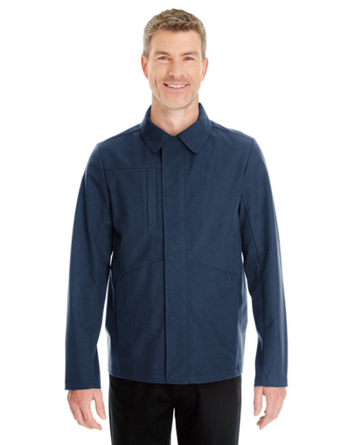 Manteau pour homme à extérieur doux Edge avec col rabattu