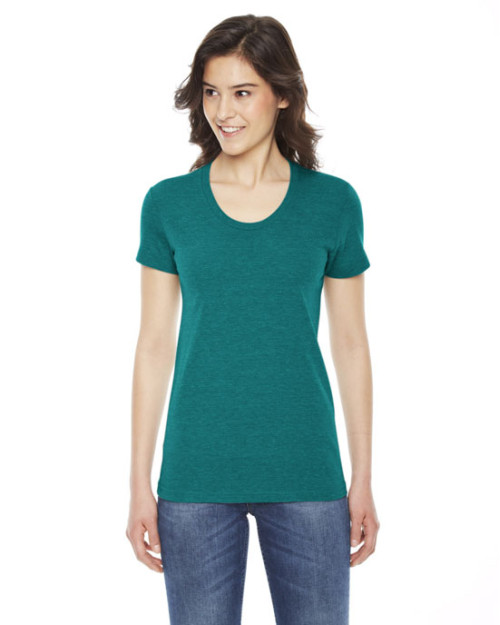 T-shirt de piste pour femme Triblend à manches courtes de American Apparel